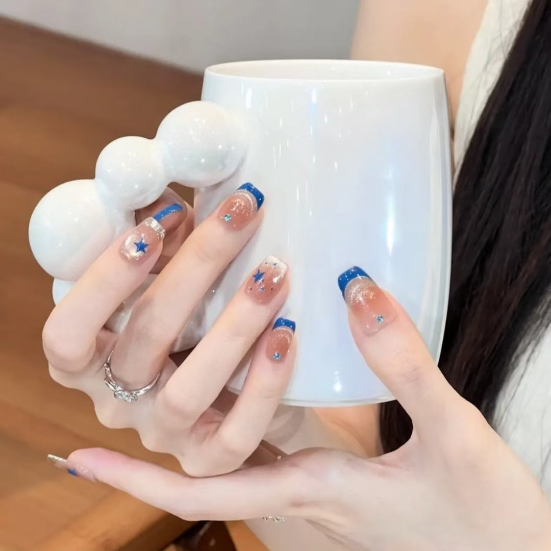 Artistic Press-On Nail Extensions