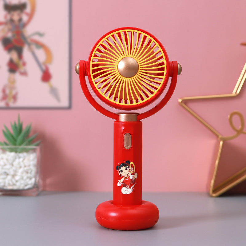 Women's Portable Hand Fan in Original Comic Design Bowlift