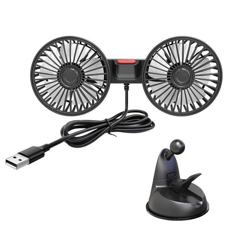 Dual Fan Car Cooling System Bowlift