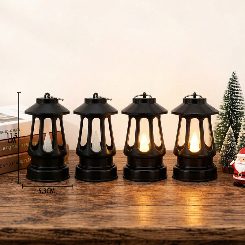 Nostalgic Oil Lantern with LED Lighting Bowlift