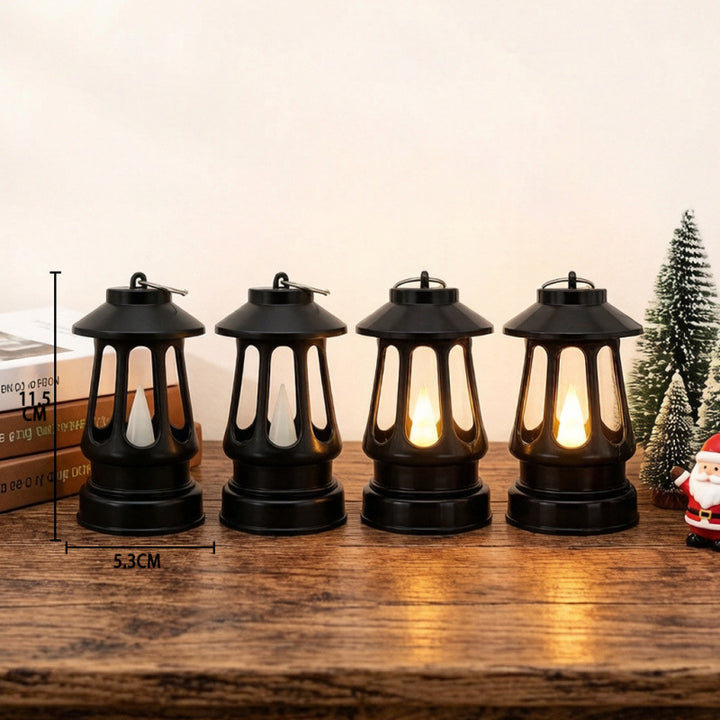 Nostalgic Oil Lantern with LED Lighting Bowlift