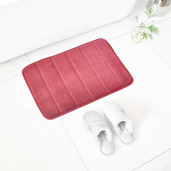 Quick-Dry Microfiber Bathroom Mat Bowlift