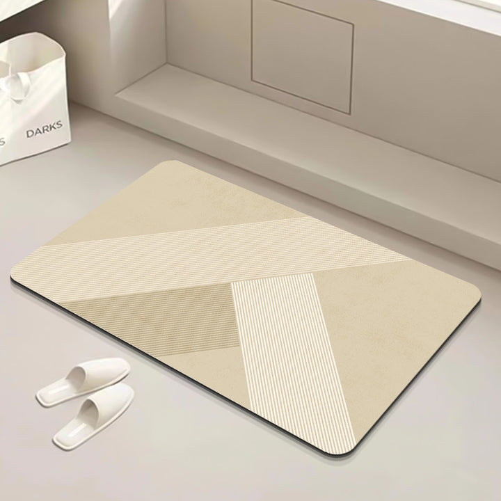 Modern Geometric Bath Mat Bowlift