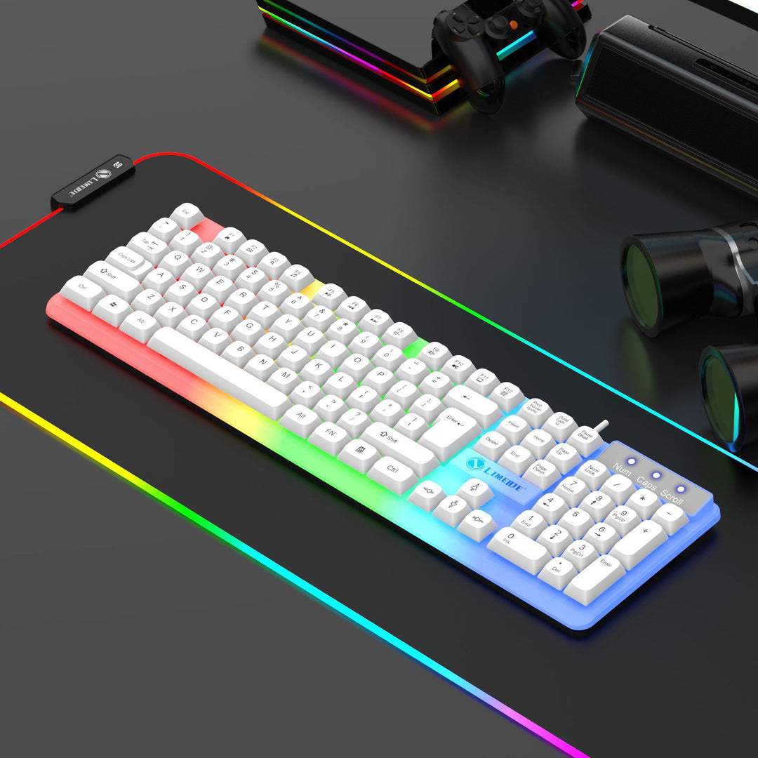 RGB Touch-Sensitive Gaming Keyboard with Precision Mouse Bowlift