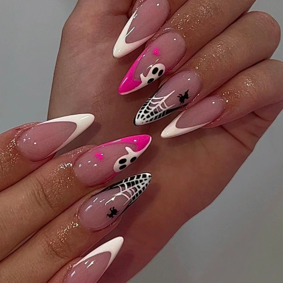 Creatively designed Halloween artificial nails Bowlift