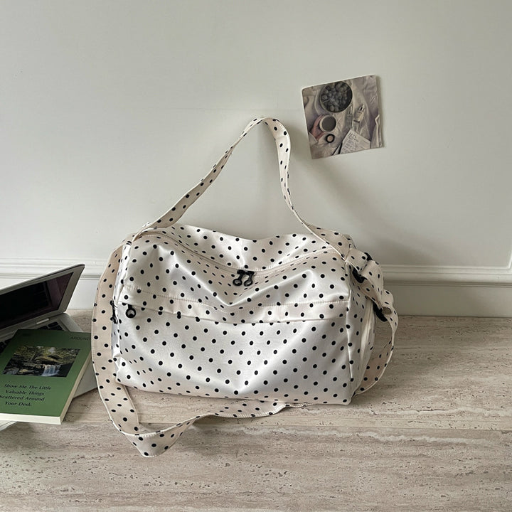 Stylish Polka Dot Travel Duffel