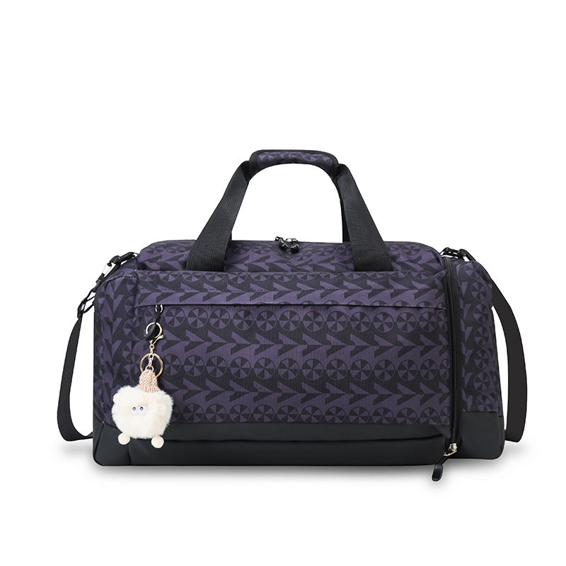 Stylish Patterned Weekend Duffle Bag Bowlift