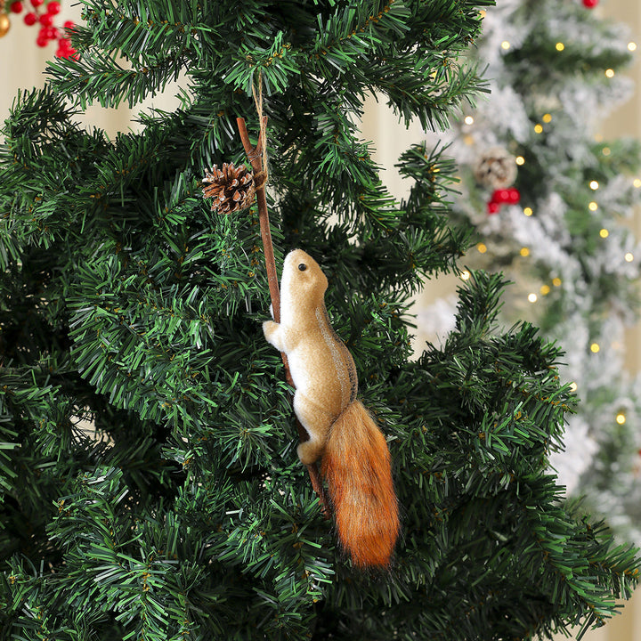 Decorative Christmas Squirrel Ornament Bowlift