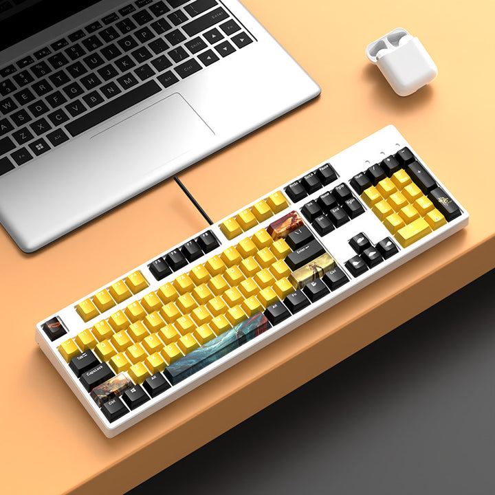 Wired Ergonomic Mechanical Keyboard Bowlift