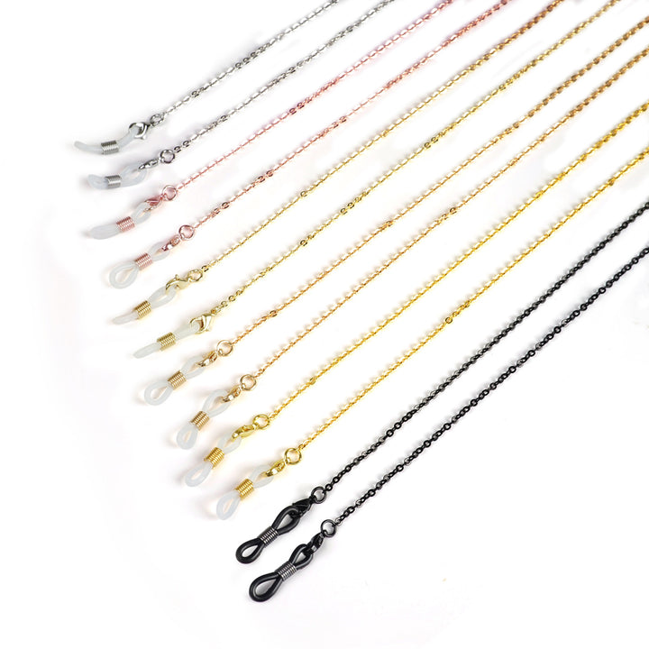 Gold-Plated Eyewear Retainer Chain Bowlift