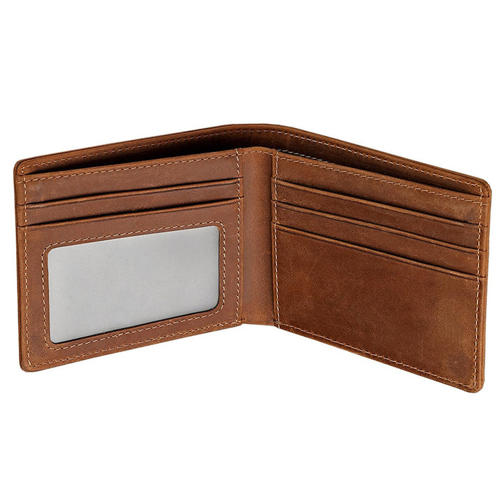 RFID-Blocking Leather Wallet Bowlift