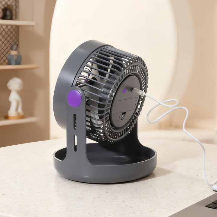 Women's portable table fan with ergonomic design and easy handling Bowlift