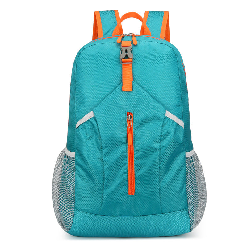 Unisex nan ultra-light foldable day backpack with organizer compartments, water-repellent material, and mesh side pockets Bowlift