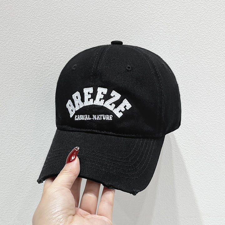 Men's Casual Distressed Cotton Cap Bowlift