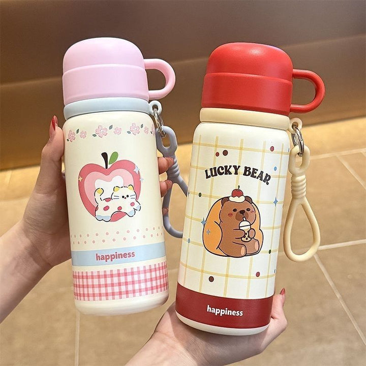 Ladies Insulated Drinking Cup with Cheerful Rabbit Design Bowlift