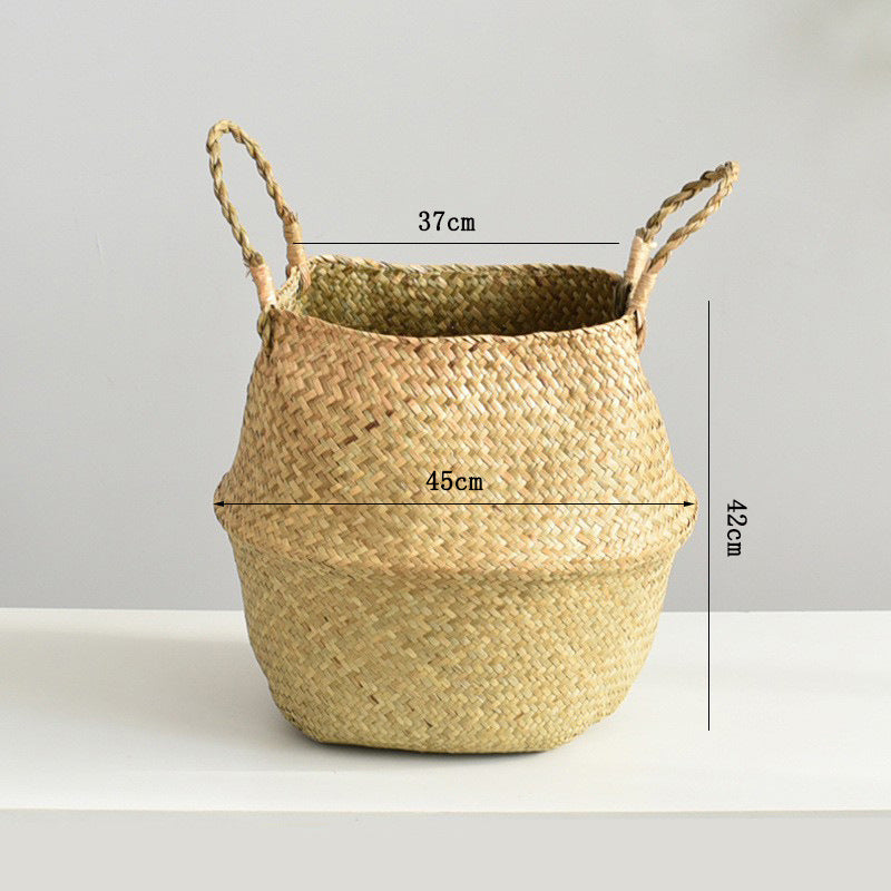 Decorative Woven Storage Basket Bowlift