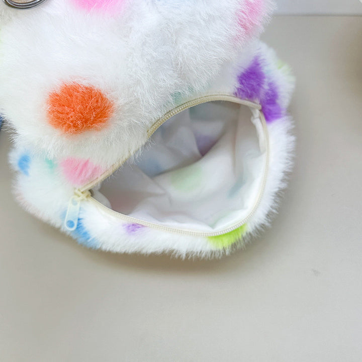 Plush bag with playful cat design Bowlift