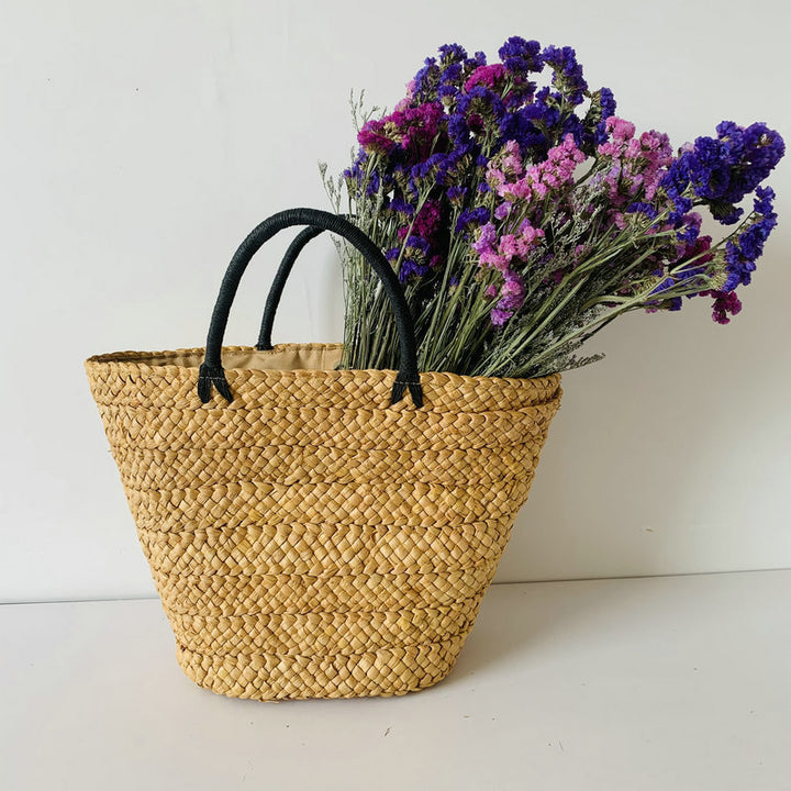 Handmade straw market bag Bowlift
