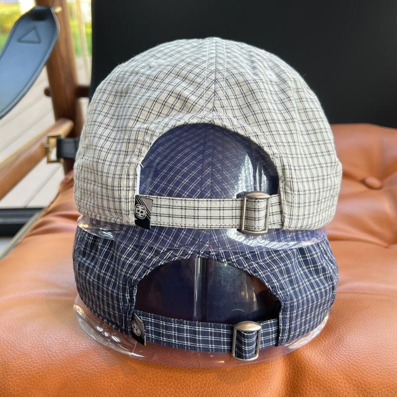 Women's Stylish Checkered Baseball Cap Bowlift