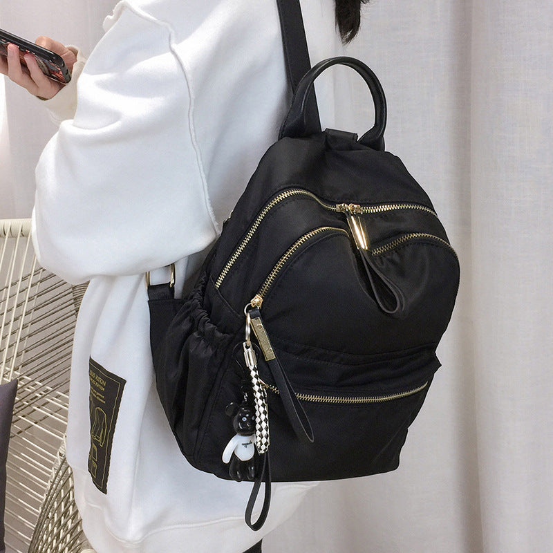 Modern Dual-Zipper Backpack Bowlift