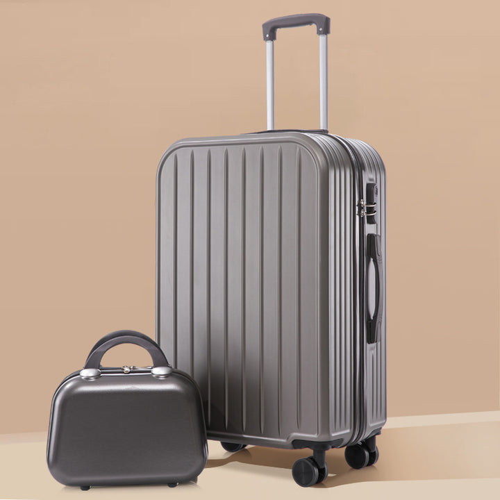 Unisex Durable Textured Hardshell Luggage Bowlift