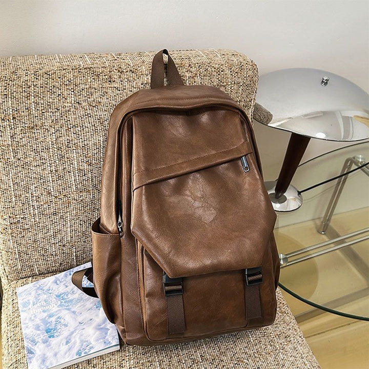 Eco-Friendly Leather Backpack Bowlift