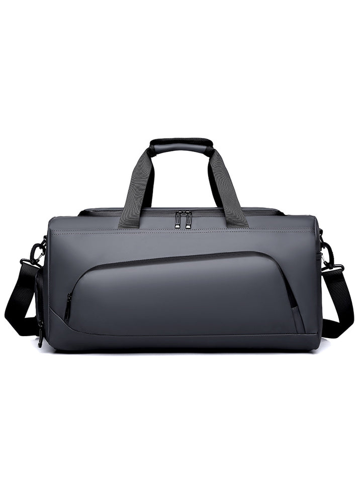 Sporty travel bag with extendable main compartment and multiple organizing pockets Bowlift