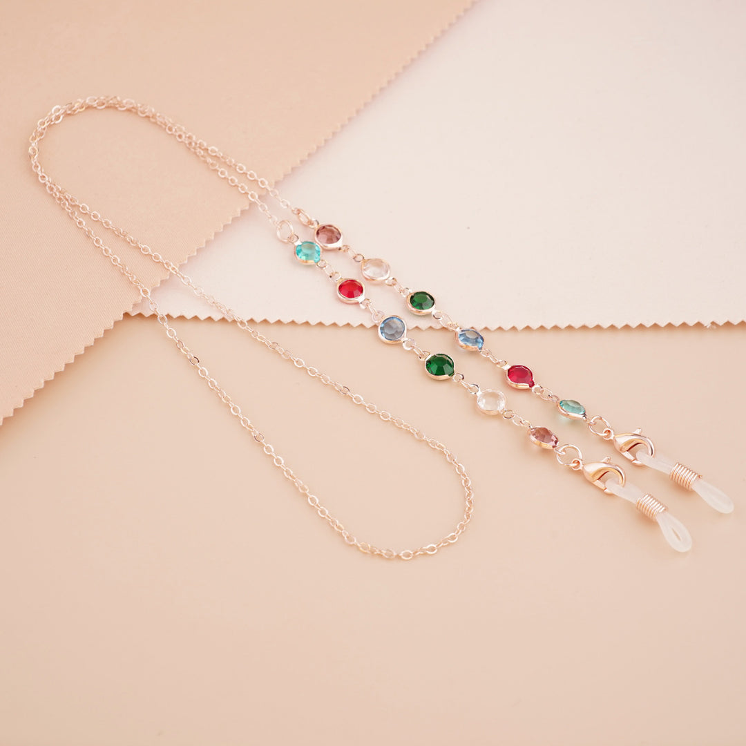 Colorful Decorative Eyewear Chain Bowlift
