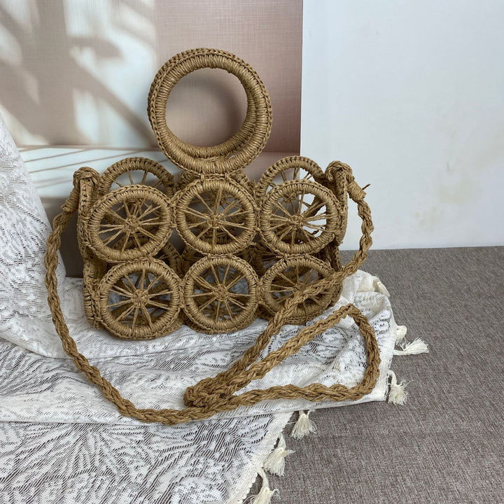 Basket bag with Unique Wheel Design Bowlift