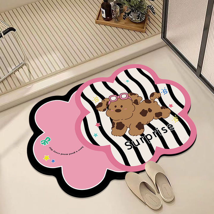 Cute Cartoon Animal Bath Mat Bowlift