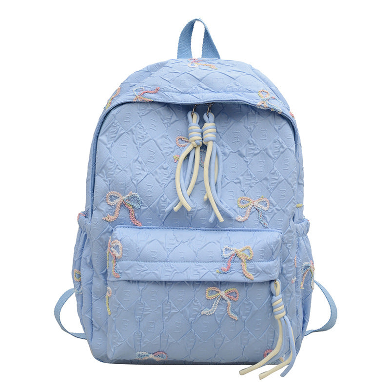 Creative Bow Patterned Backpack Bowlift