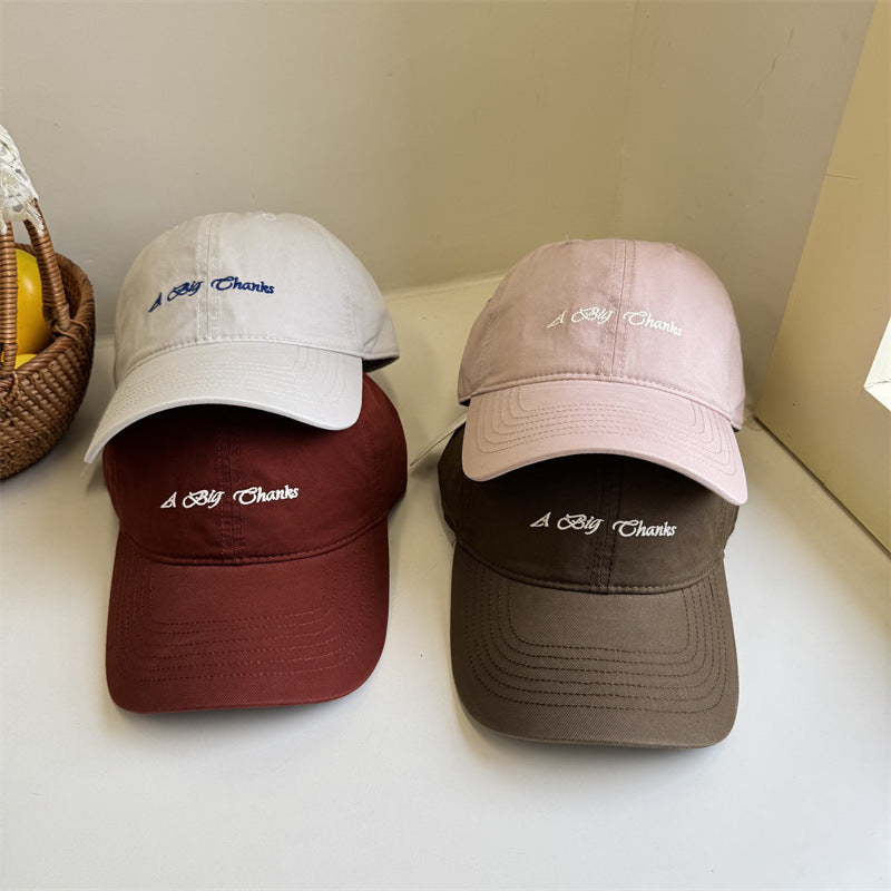 Women's Classic Embroidered Cotton Baseball Cap Bowlift
