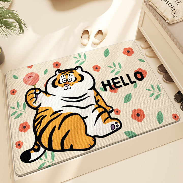 Cartoon Character Entry Mat Bowlift