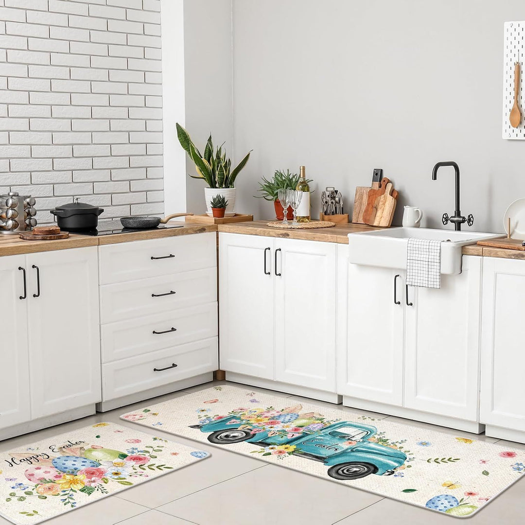 Children's Easter-Themed Kitchen Floor Mat Bowlift