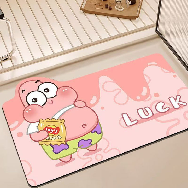 Cartoon Character Themed Bath Mat Bowlift