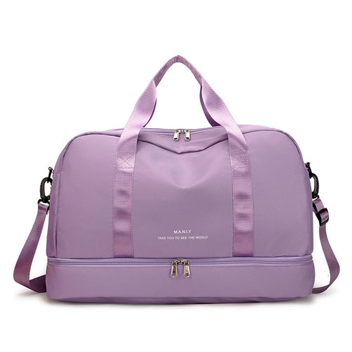 Women Multifunctional Sports Travel Bag Bowlift