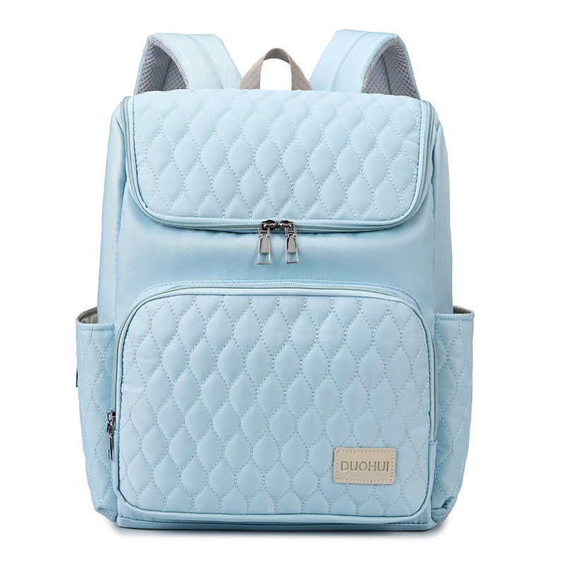 Quilted Multi-Pocket Backpack Bowlift