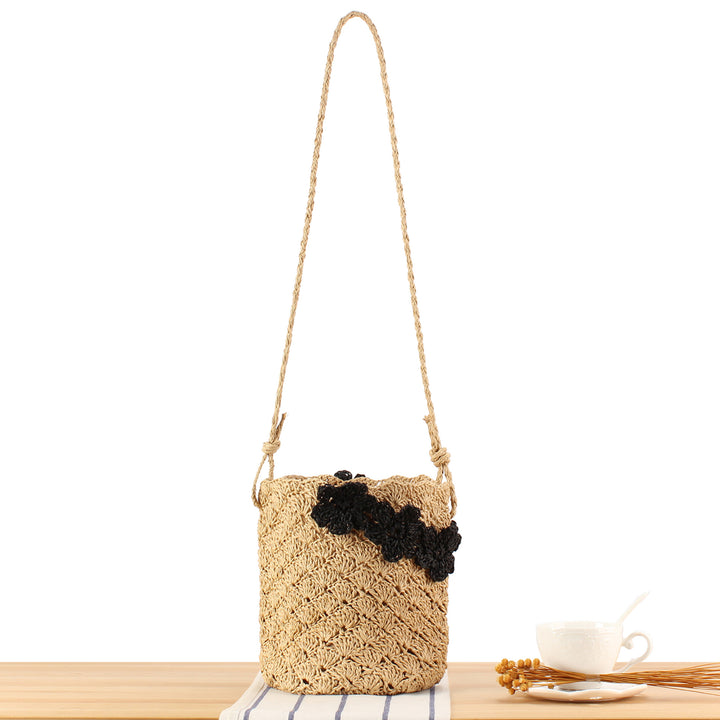 Handmade tote bag with floral accents Bowlift