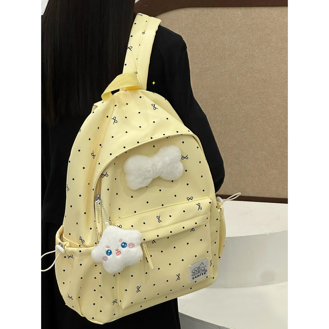 Playful Polka Dot Backpack Bowlift