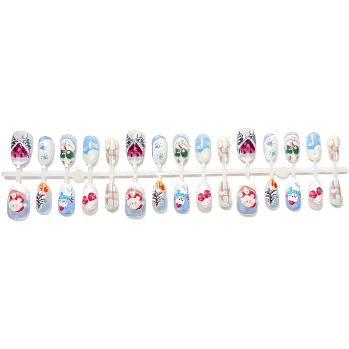 Seasonal Themed Press-On Nail Art Set