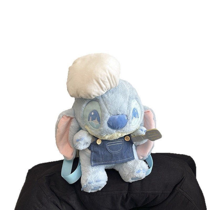 Plush shoulder bag with chef's hat Bowlift