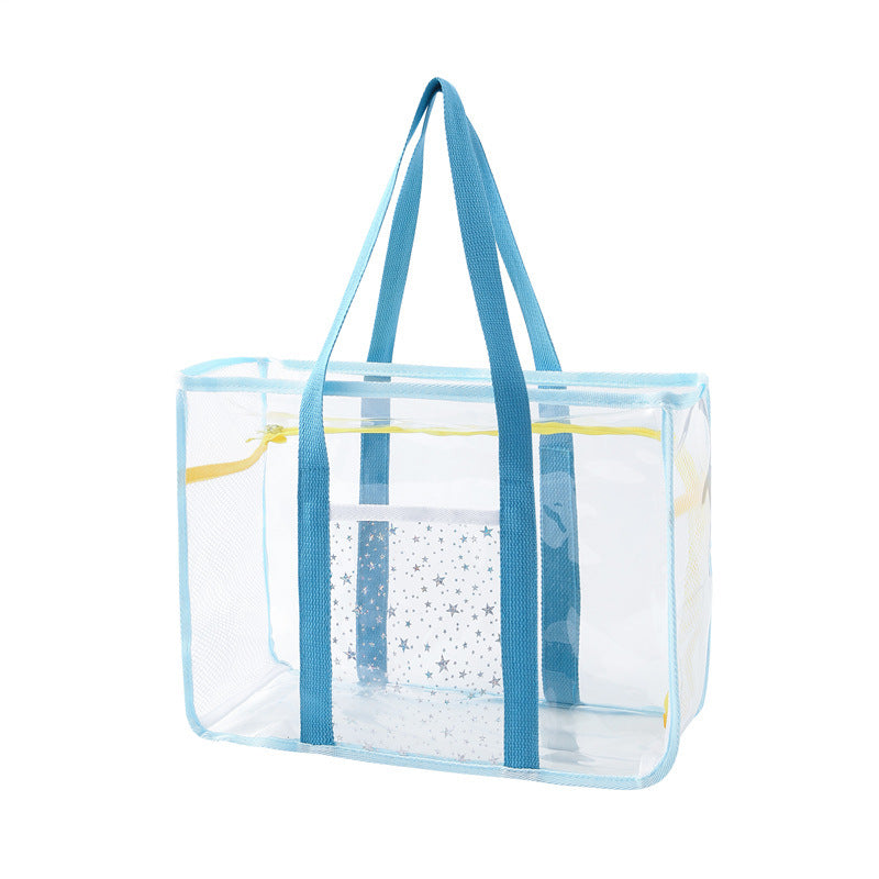Transparent Mesh Shopping Tote Bowlift