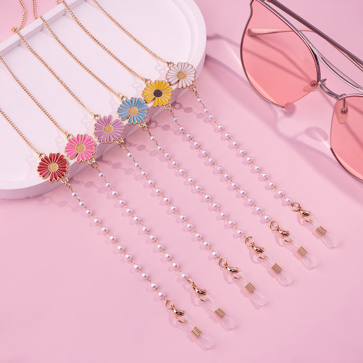 Floral Design Eyewear Chain Holder Bowlift