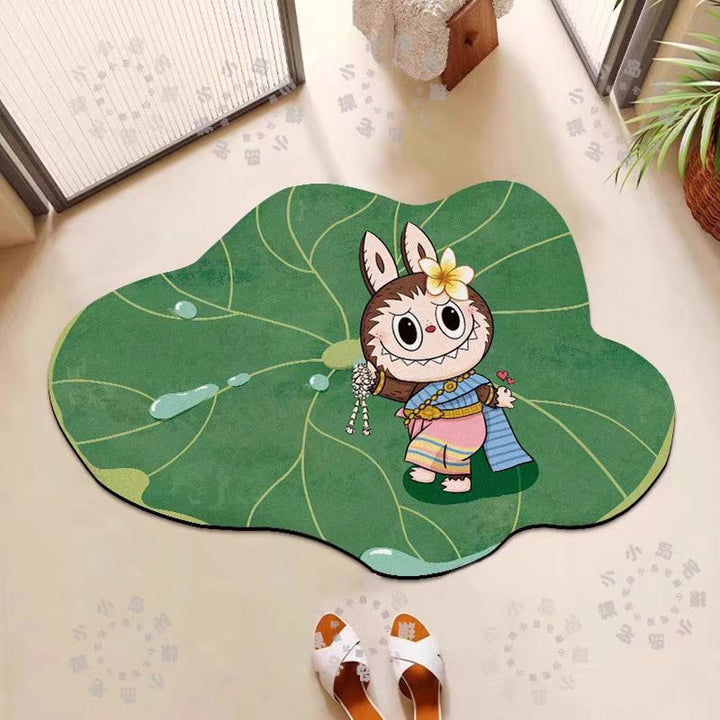 Cute Cartoon-Themed Bath Mat Bowlift
