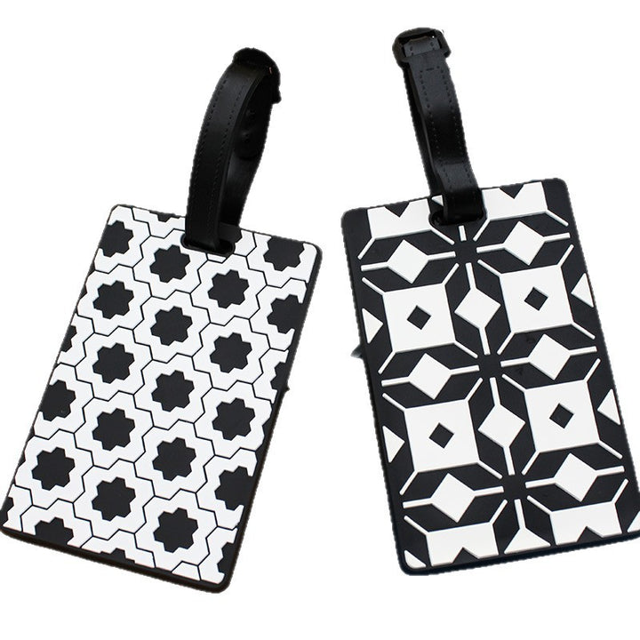 Women's Luggage Tag in Modern Geometric Design Bowlift
