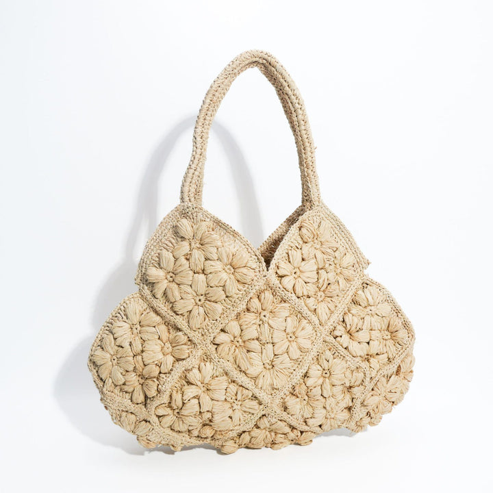 Macrame Bag with Floral Pattern Bowlift