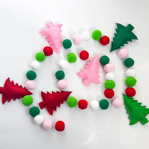 Felt Christmas Tree Garland Bowlift