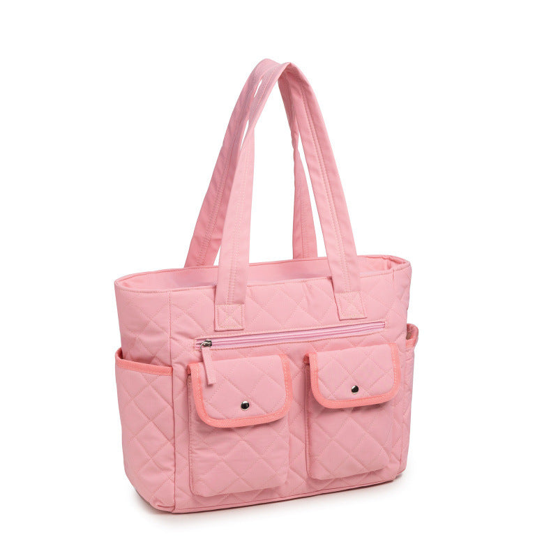 Stylish handbag with multiple outer pockets Bowlift