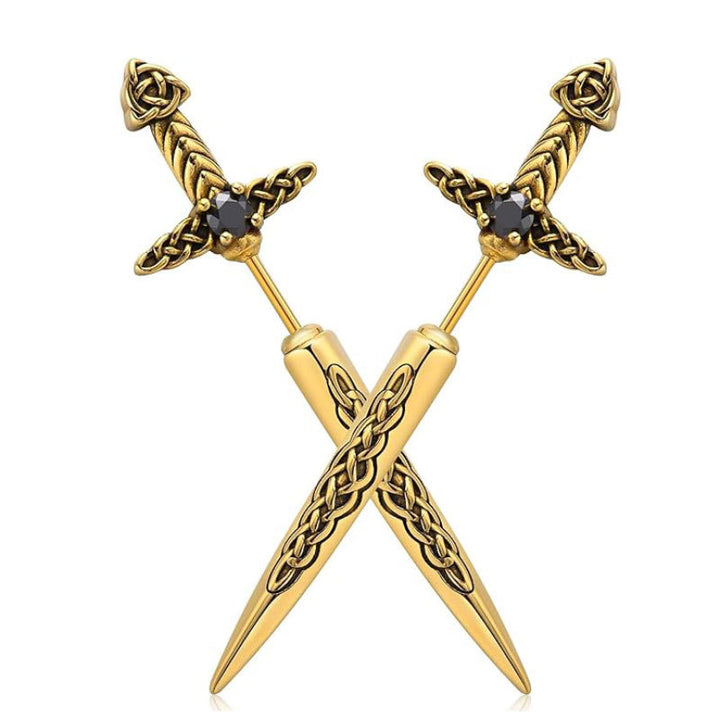 Gothic Sword-Shaped Earrings Bowlift