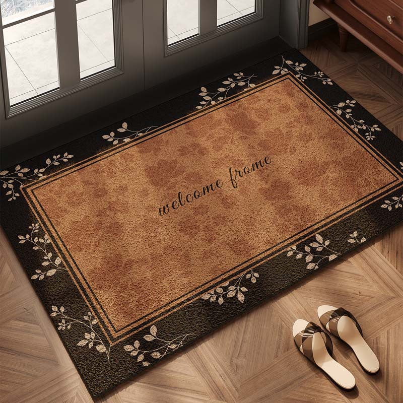 Checkerboard Pattern Welcome Mat Bowlift